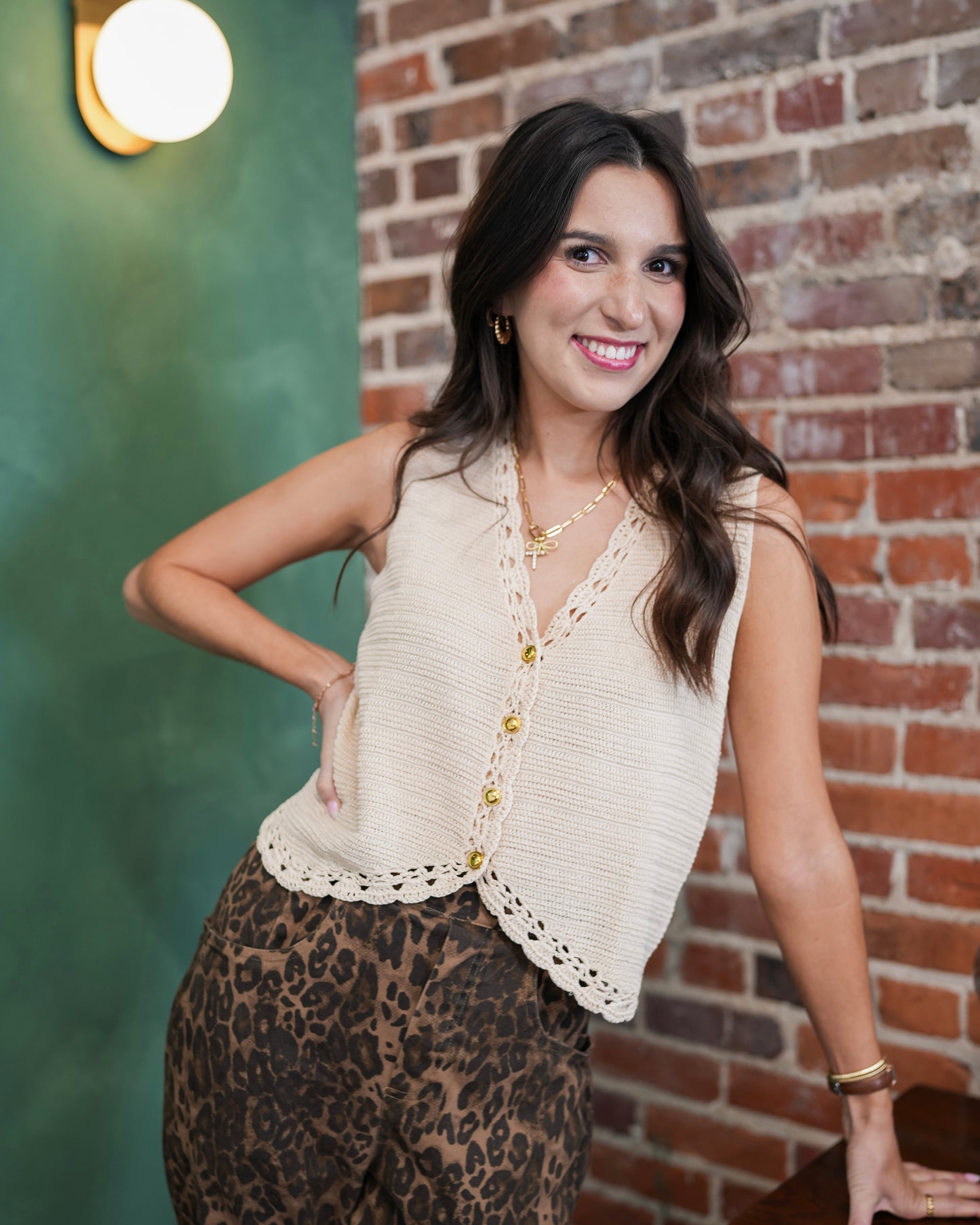 Daisy Knit Vest
