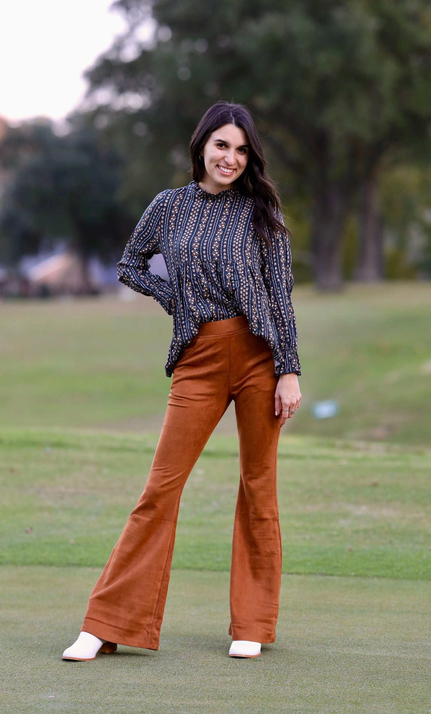 Suede Bell Bottoms