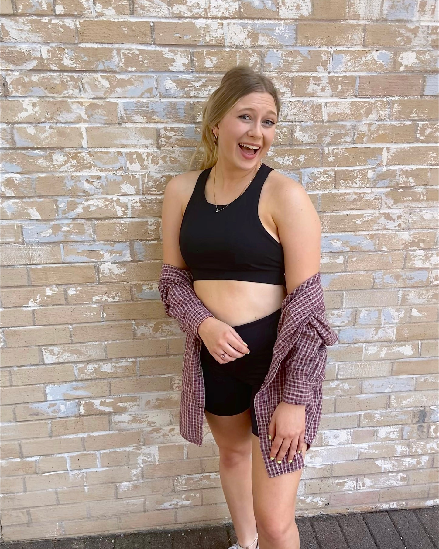 Bella Black Sports Bra