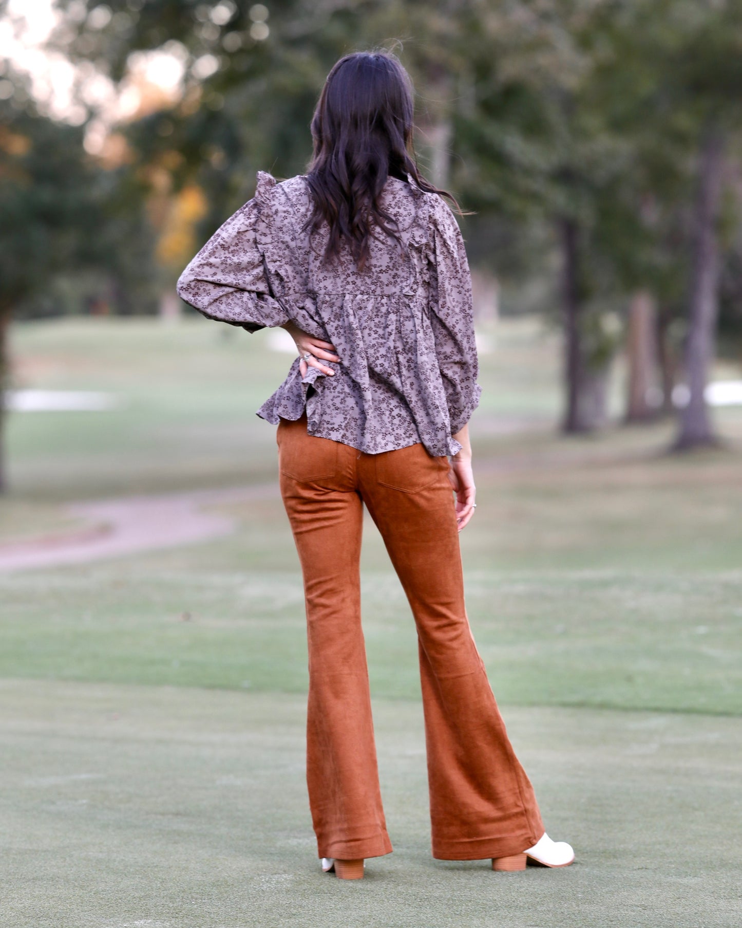 Suede Bell Bottoms