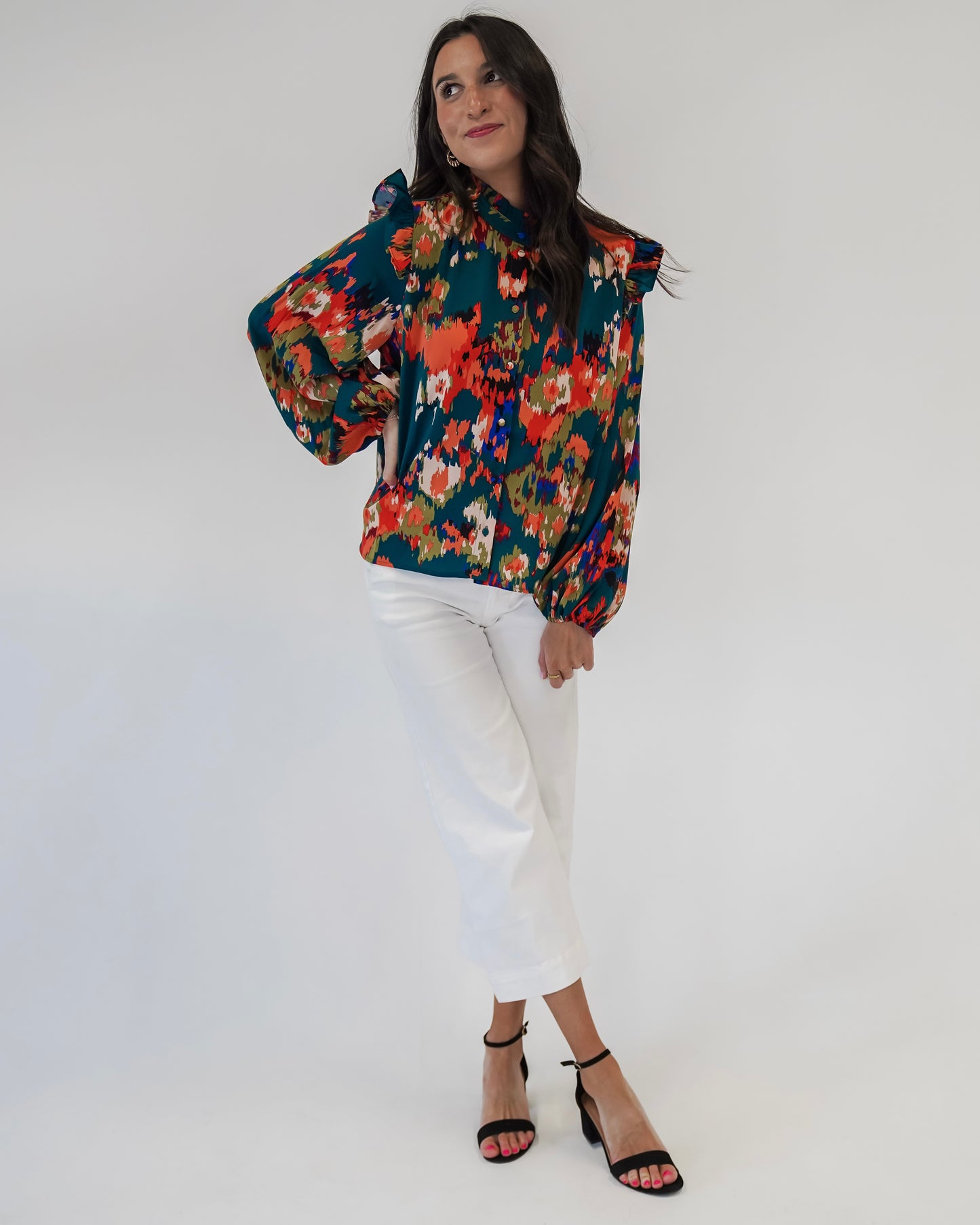 Hi-neck Cece Blouse