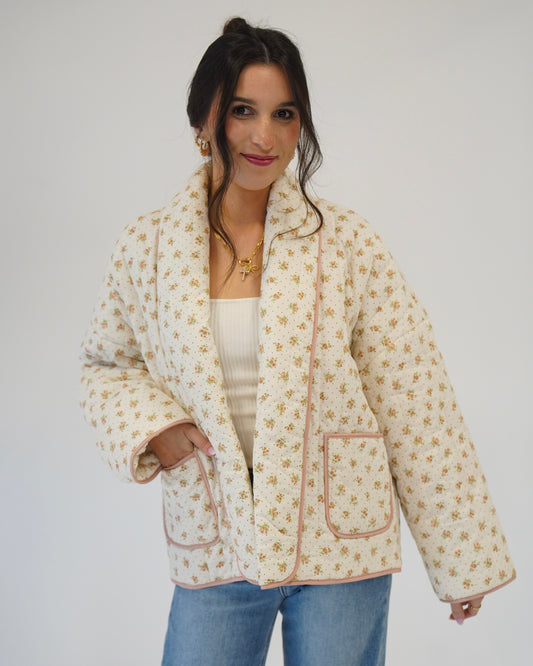 Floral Quilted Jacket