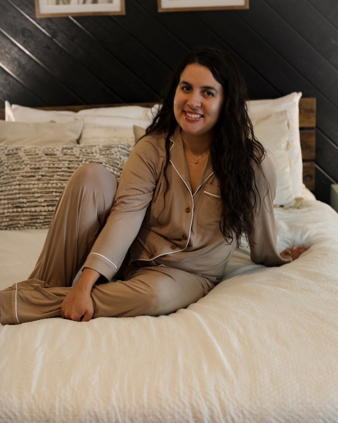 Bamboo Pajama Set | Taupe