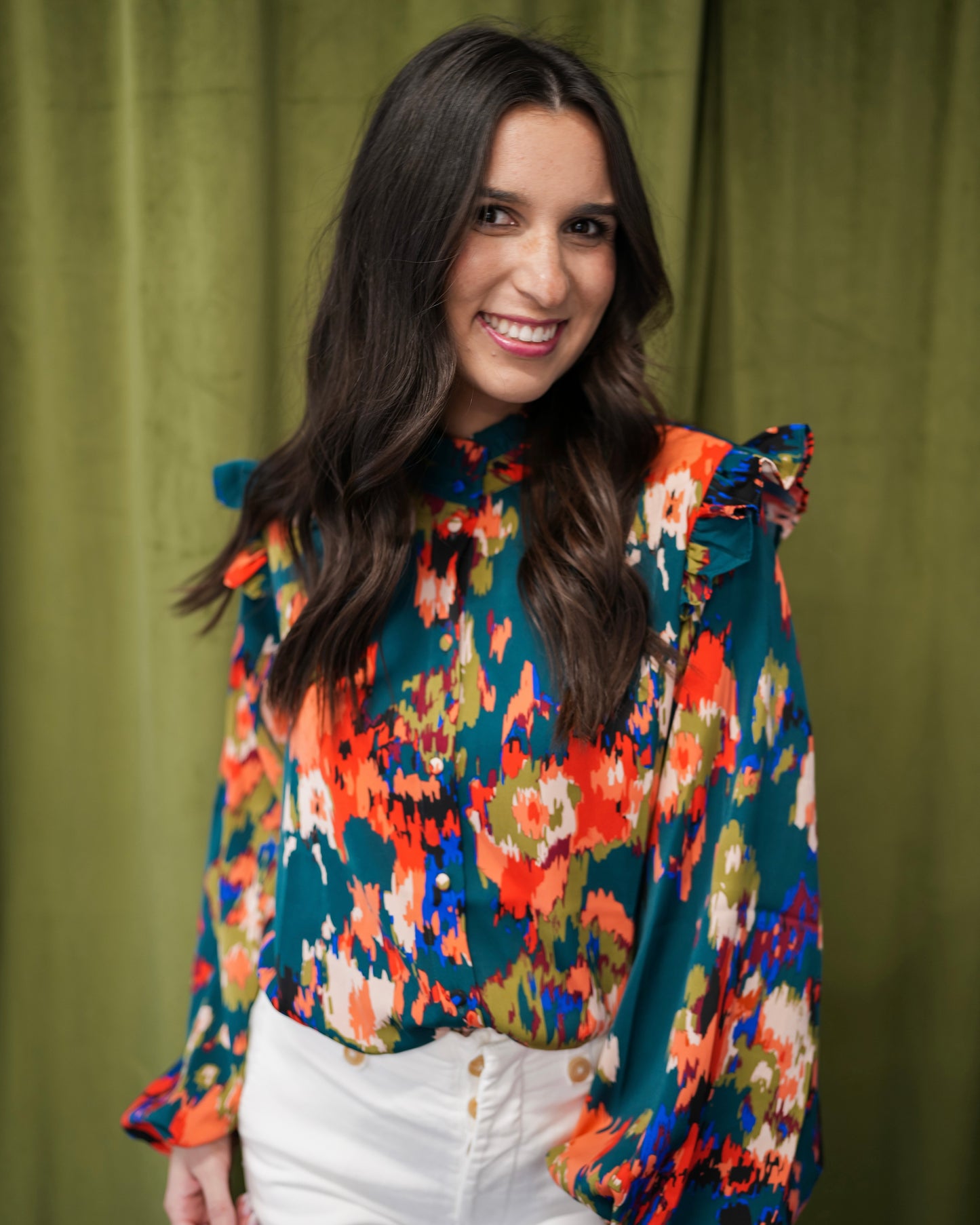 Hi-neck Cece Blouse