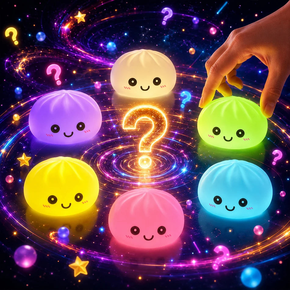 Luminárias noturnas em formato de bolinho