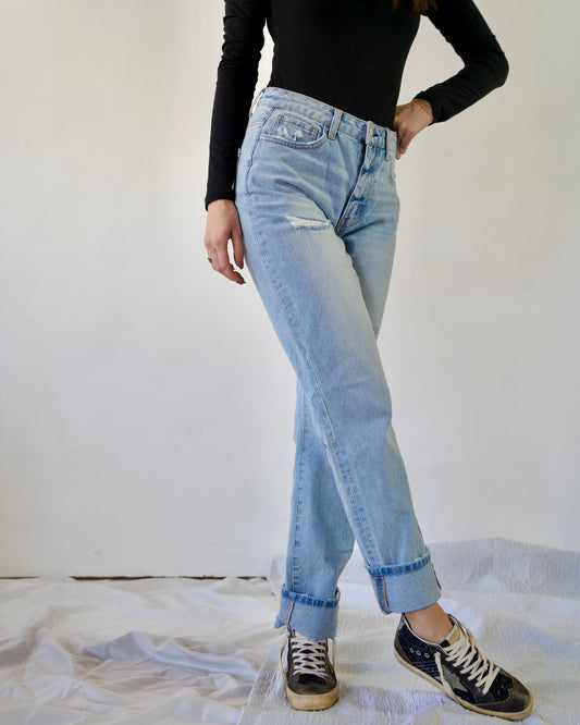 90's Vintage Denim Jean | Light Wash